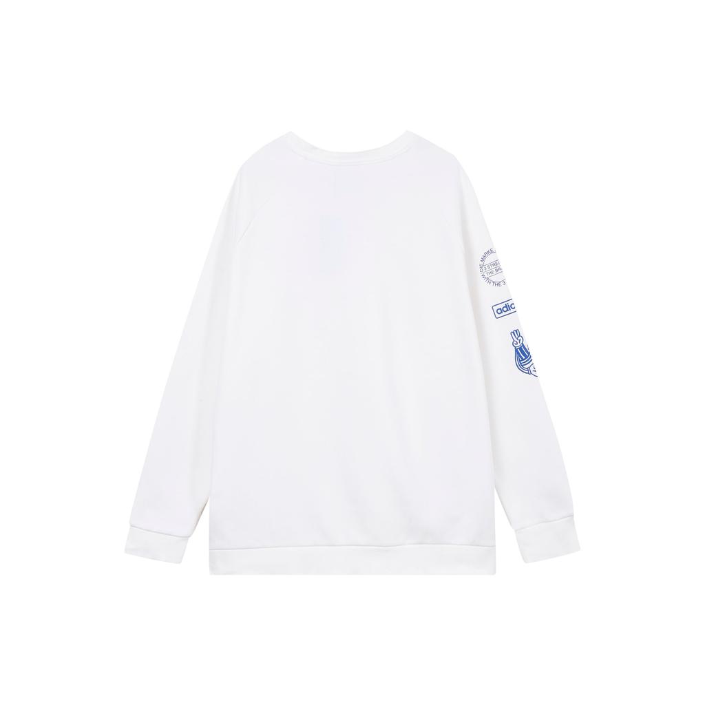 Adidas Originals Graphic Crew Neck Sweatshirt Men Tops White DP8575