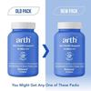 Arth Gut Health Capsules | Prebiotic & Probiotic Supplement with 60 Billion CFUs | Helps with Digestive Health, Gut Balance, Bowel Regularity| 30N Veg