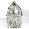 Chanel Arabesque Tasche Tragetasche Handtasche Segeltuch Weiß/Dunkelblau Basis