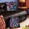 Cartoon R-Rocket AstronautS Pillow Case Removable Washable Cushion Cover – All-Season Soft Linen