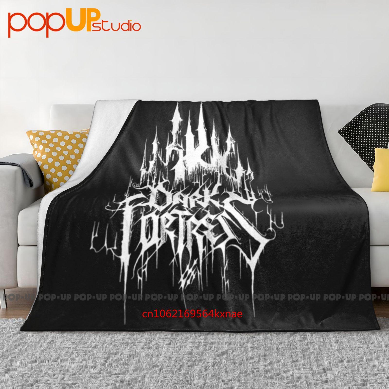 Dark Fortress Logo Dimmu Borgir Naglfar Carach Angren Lord Belial Eis Ultra-Soft Blanket Quilt Winter Sofa Cover Bed Covers 30x40in