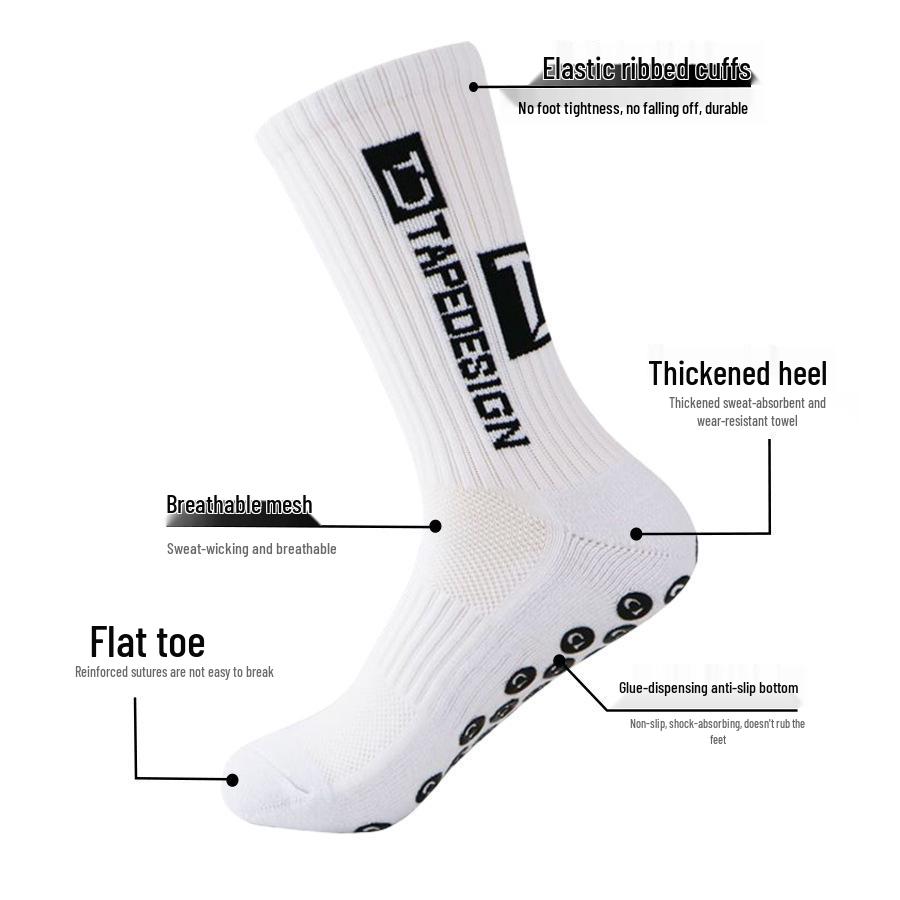 Non-Slip Dotting Football Socks with Thick Terry Bottom - TEMU Shein Exclusive TC Style
