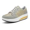 35-42 Women's Plus Size Fashionable Thick Sole Height Increasing Sports and Leisure Shoes Rocking Shoes