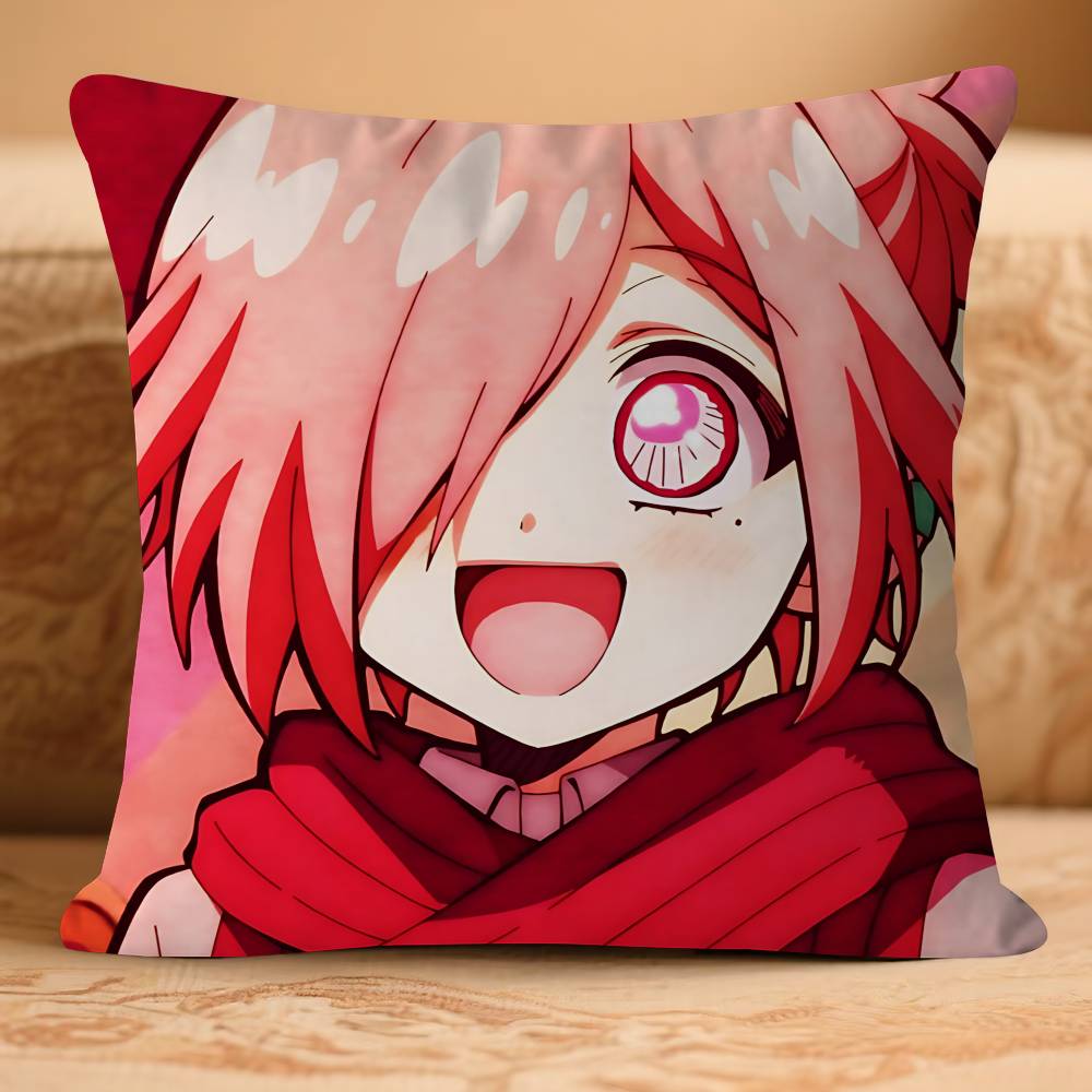 M-mitsuba ANIME Kissenbezug Abnehmbarer Waschbarer Kissenbezug – Ganzjahresweichleinen