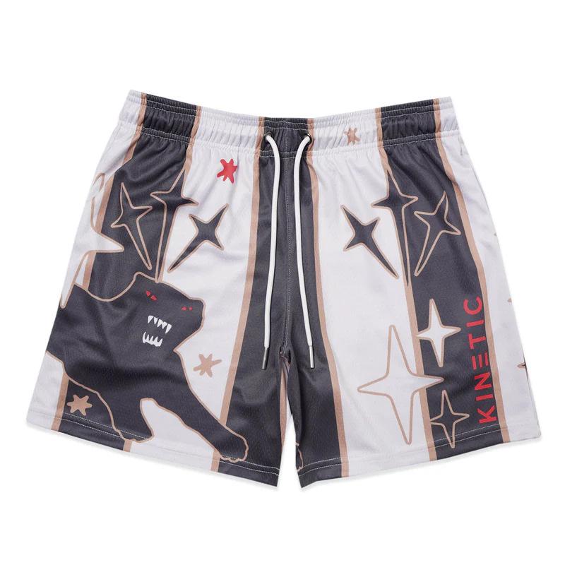 

Трендовые американские спортивные шорты из сетки: Дышащие, Влагоотводящие Пляжные и Фитнес Баскетбольные Штаны Double Extra Large чёрный