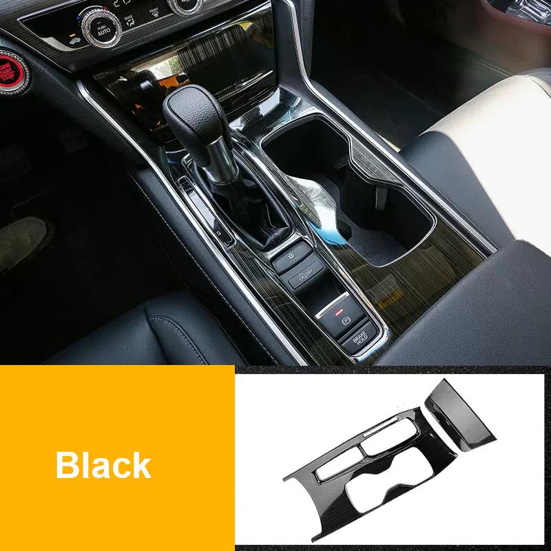 Pro Honda Accord X 10. generace 2018 Hybrid Nerezové dekorativní samolepky na panel středové konzole a řadicí páky