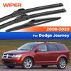 For Dodge Journey 2008- 2009 2010 2011 2012 Wiper Front & Rear Wiper Blades Windshield Windscreen Window Brushes 24"+18"+12"