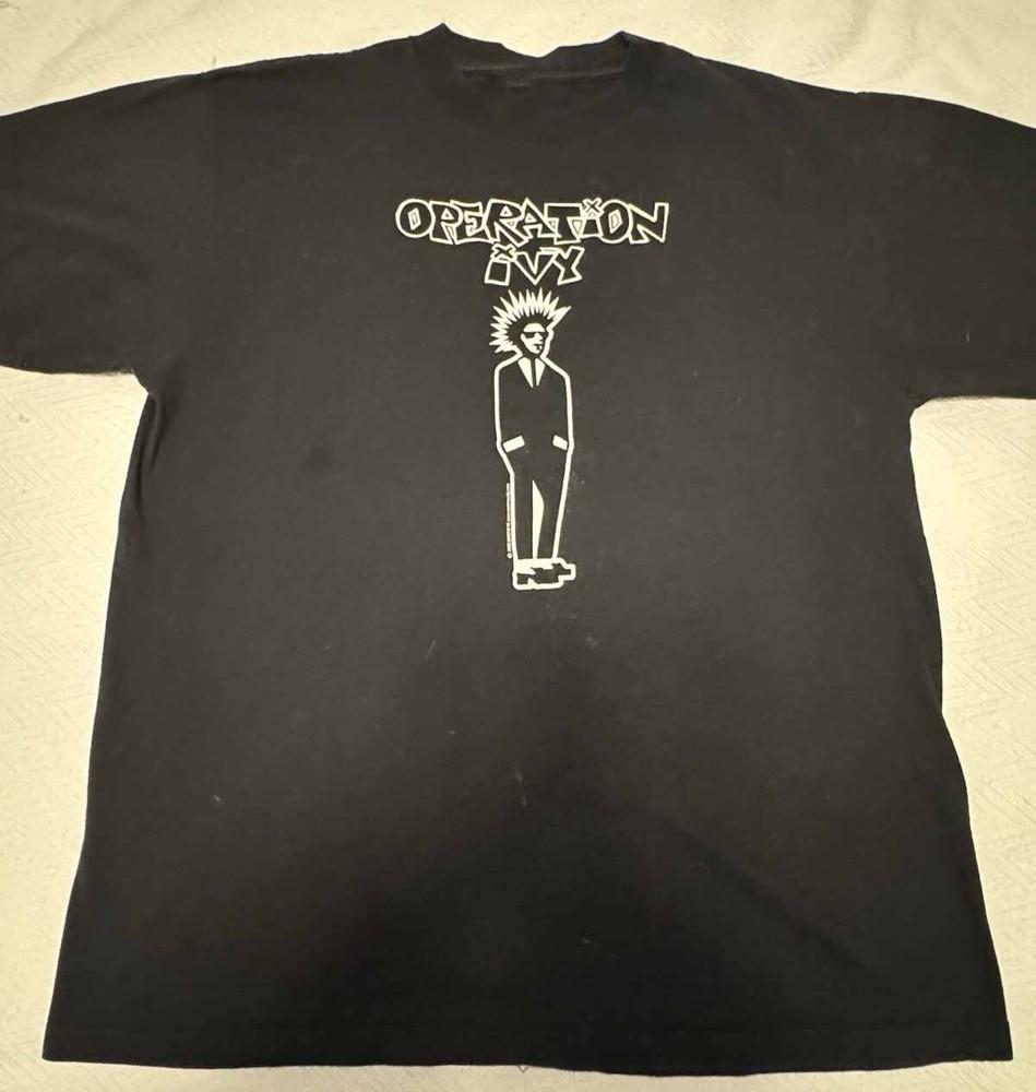 2003 Tour Operation Ivy Band Tee Shirt Classic Black Unisex S-5XL ND1609 Unisex T-Shirt M
