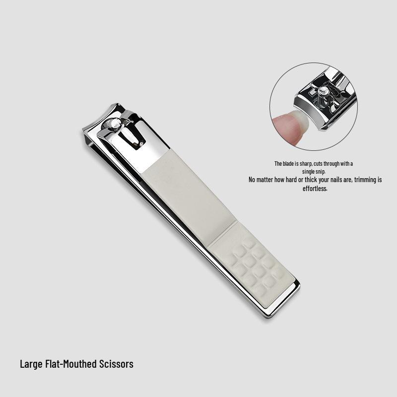 Scharfe Karbonstahl-Nagelknipser für dicke und harte Nägel - Tragbares Maniküre-Werkzeug für die häusliche Nagelpflege