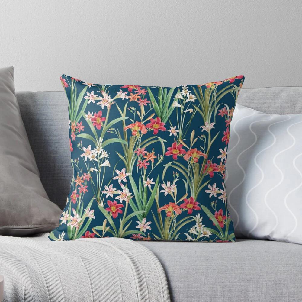 Simple Bedroom Living Room Decoration Sofa Bed Pillowcase Abstract Human Animal Flower Pattern Home  Cushion Cover