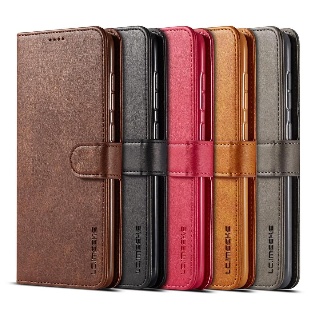 LC.IMEEKE Leather Flip Wallet Case for Samsung A57/A56/A55/A54/A37/A17/A16