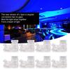 8pcs 8mm Strip Light Connector Transparent LED Strip Connector  For COB LED Strip Light