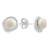 Silver Earrings with Natural Pearls (2186663)