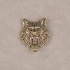 Schroefrug Messing Wolf Conchos Uniek Dierenhoofd Ontwerp Duurzaam Metalen Accessoire voor DIY Leerprojecten