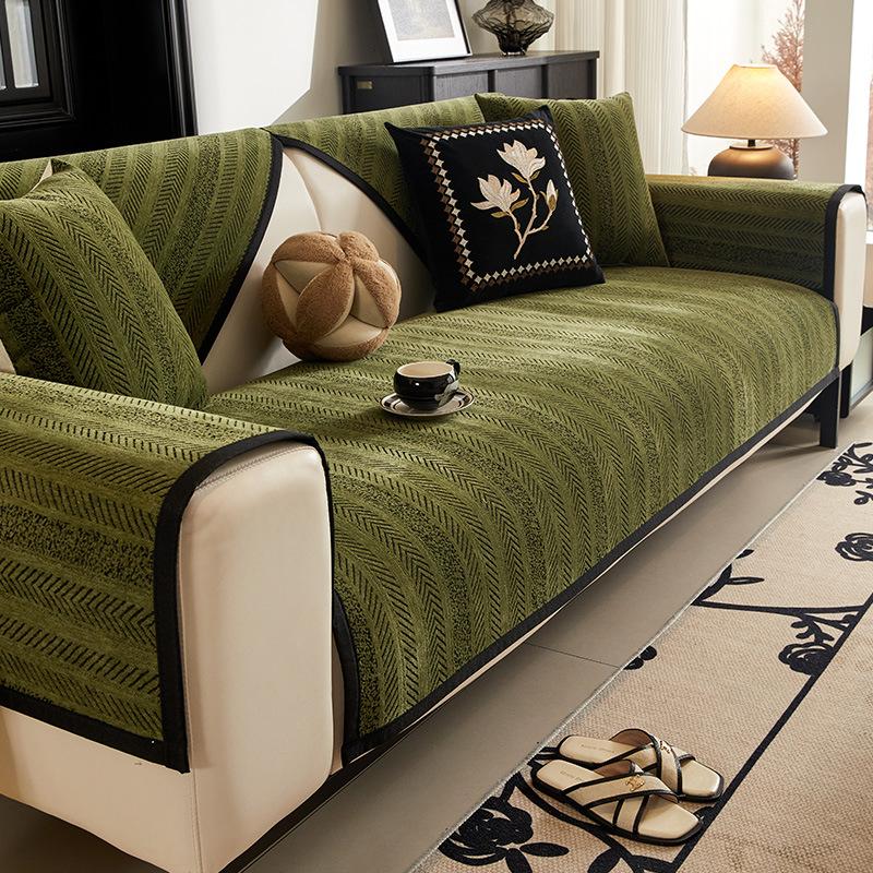 Chenier Sofa Cushion Universal In All Seasons New Leather Sofa Cover Non-Slip Sofa Cover Cloth Towel Seat Cushion