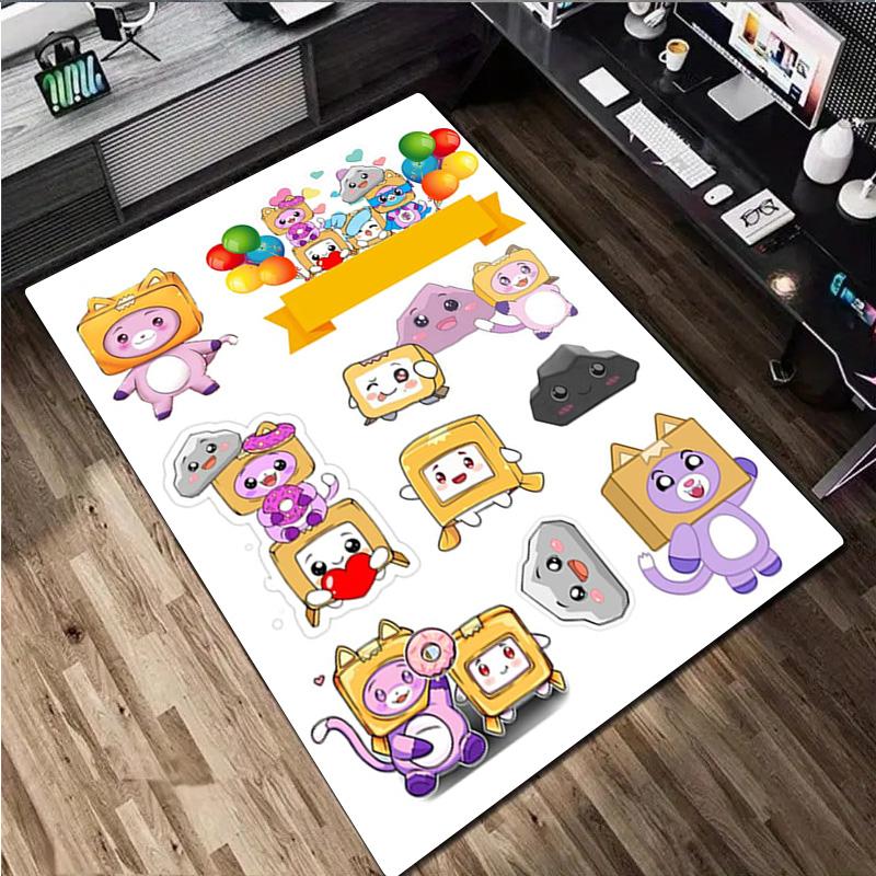 Lankybox Home Office Decorative Rug Room Computer Chair Area Rug Holiday Gift