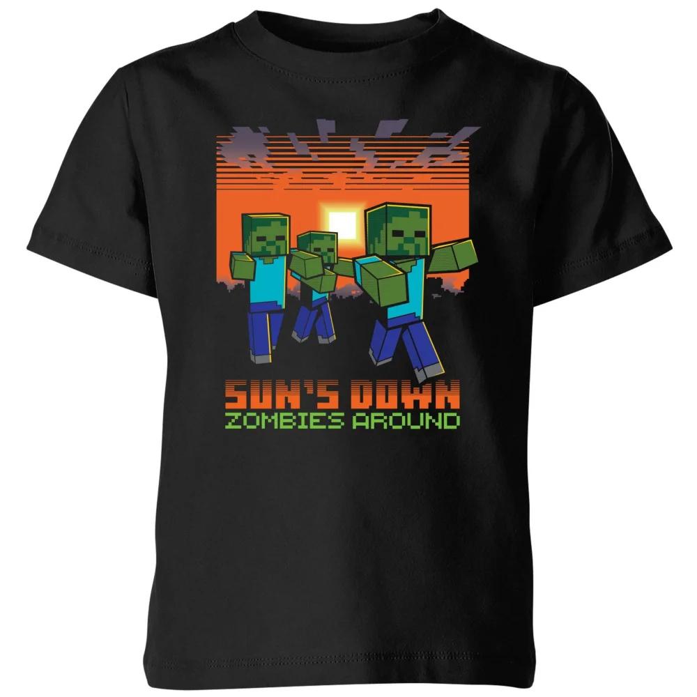 Minecraft Zombies About Kids T-Shirt - Black - 3-4 Years 100