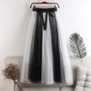 Women's Fashion Solid Color Half Skirt Party Ballet Puff Skirt Mesh Skirt