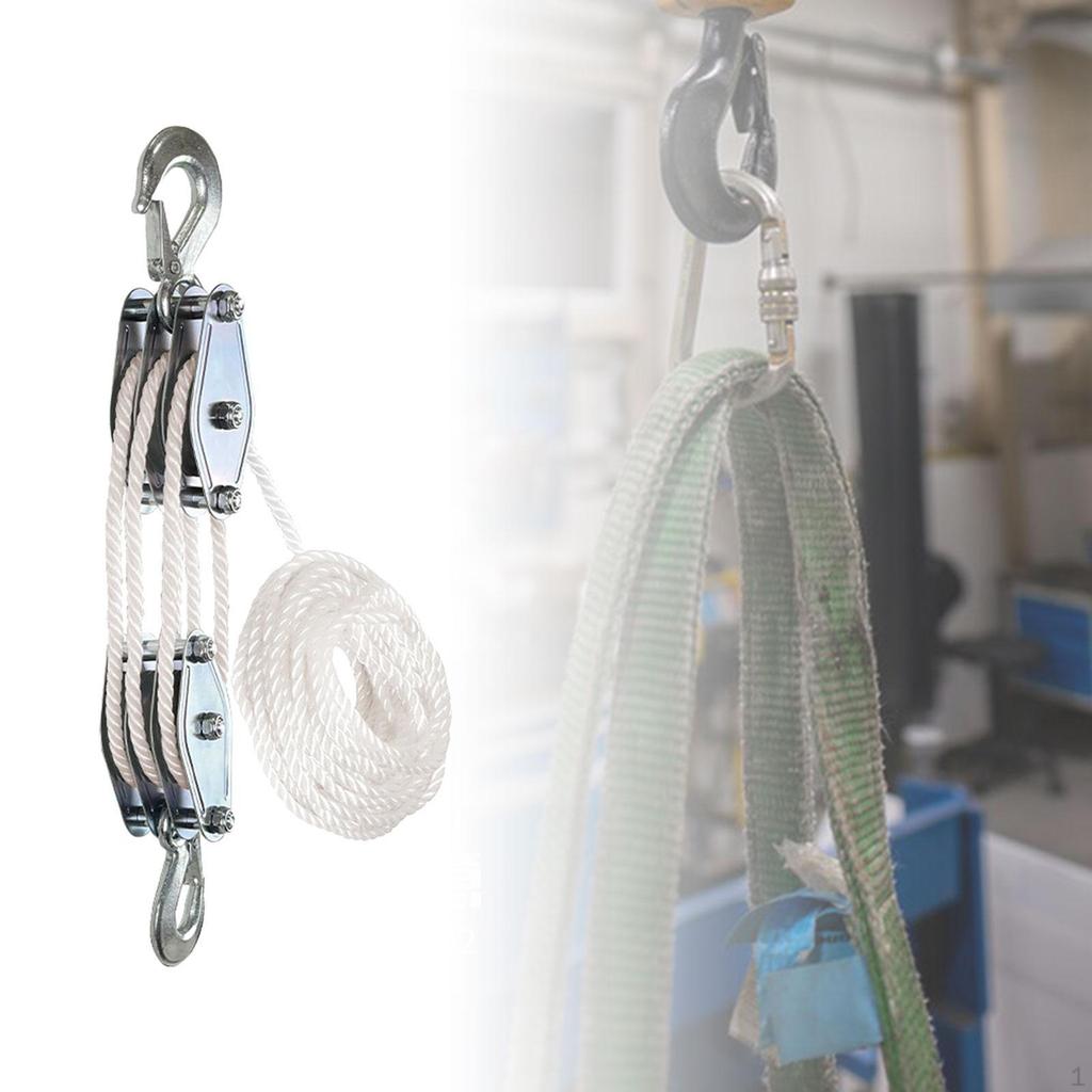 Lift for Heavy Loads, Rotating Pulley Made of Steel