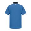 MARTINE GOLF Half Zip-Up Polo Shirts_Blue (Men)