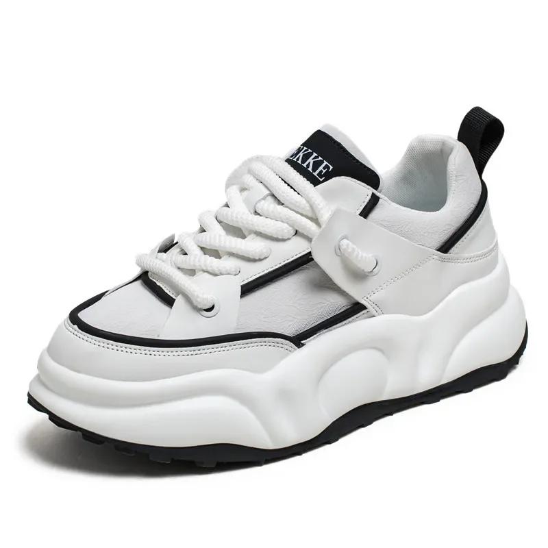 Fashion Spring Autumn New Men's Luxury Sneakers Youth Thick soled Tall Lightweight Soft soled Casual Running Shoes Zapatillas Deportivas