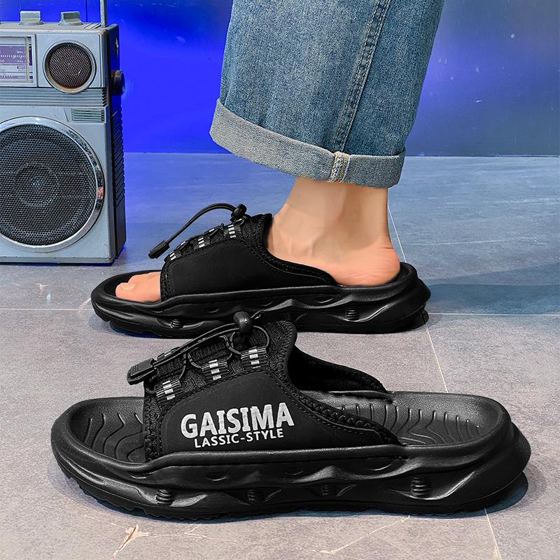 Fashion CYYTL Slippers Mens Summer Slides Outdoor Shoes Casual Beach Sandals Walking Comfort Luxury Designer Leather Lightweight Fashion