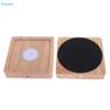 Square Wooden LED Light Base,USB Powered Wood Display Stand for Resin Art,Crystals & 3D Night Lights (Warm White)