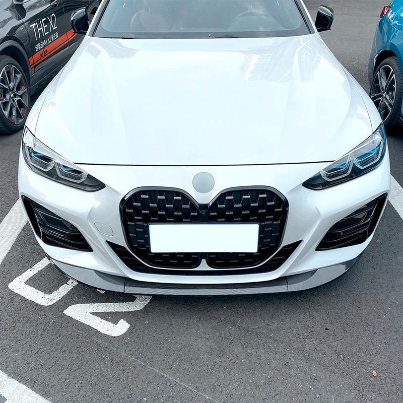 Front Bumper Lip Spoiler Splitter For BMW 4 Series 425i 430i G22 G23 G26 2020+ Diffuser Body kits Car Styling