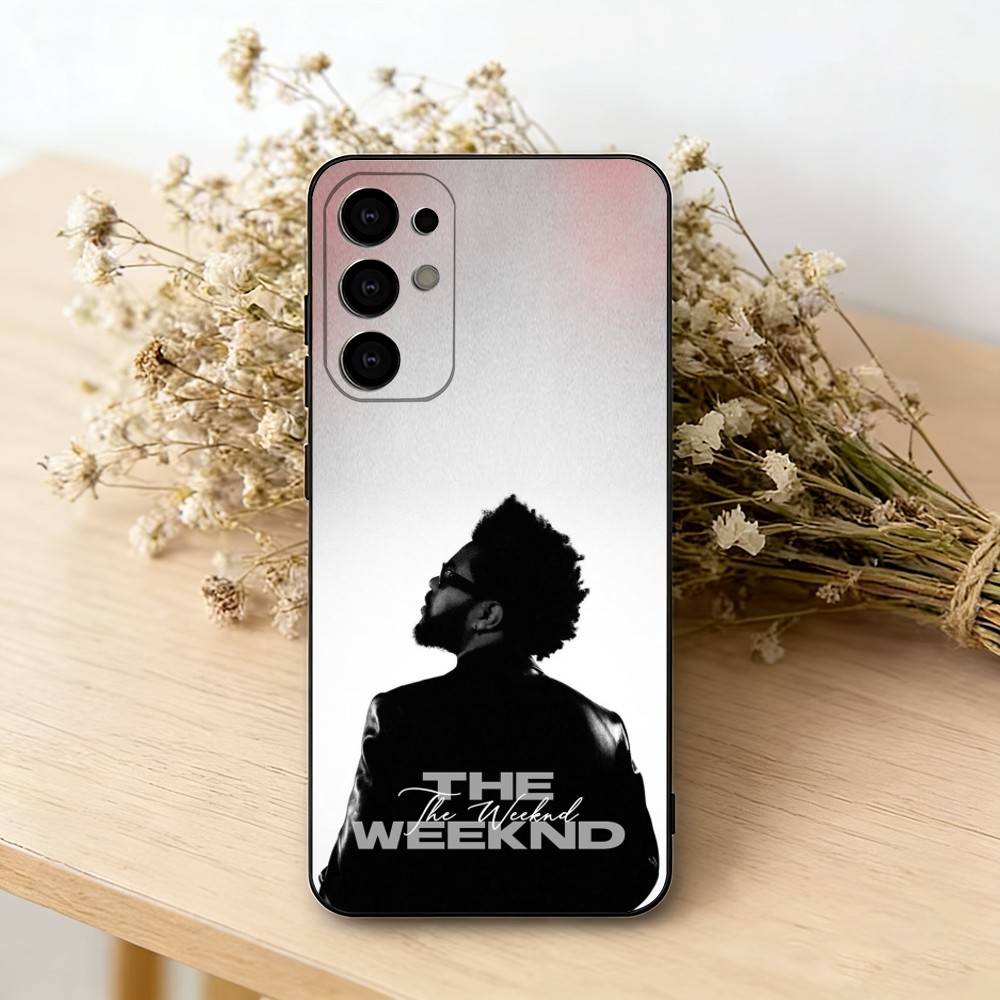 The W-weeknd D-design Phone Case Black Silicone Soft For Samsung S25,S24,S21,S22,S23,S30,Ultra,S20,Plus,Fe,Lite