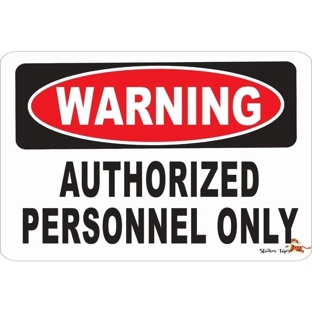 Retro Horror Comedy Metal Sign - No Entry Warning Plaque 20x30cm for Home Garage Bar Decor