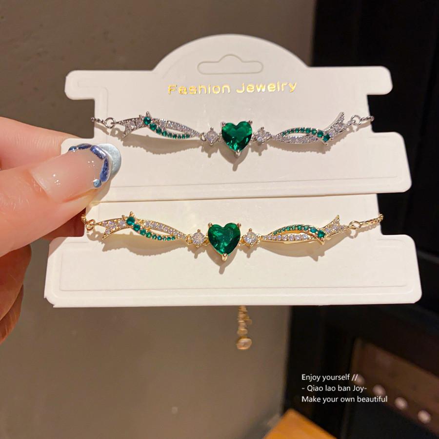 Herzförmiges Schmuckarmband Handgefertigt Kupfer Elegantes Geschenk Für Frauen Sommer