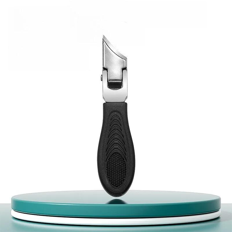 Anti-Splash 25° Slant Edge Nail Clipper Set Professional High-end Eagle Beak Oblique Toe Nail Trimmers Ingrown Toenail Tools