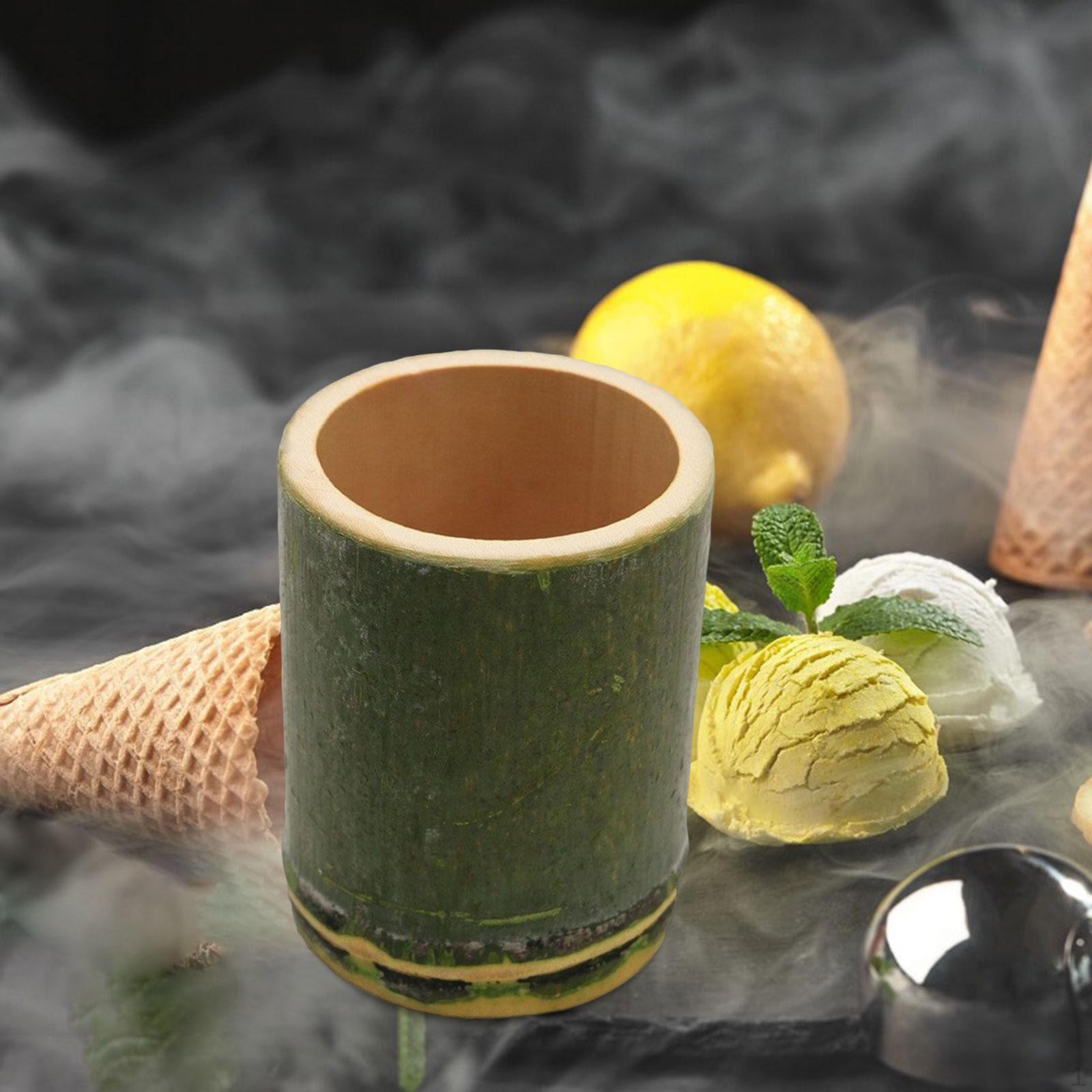 

Chinese Style Bamboo Cups Janpanese Teacup Traditional Handmade Reusable Smoothies Cup Chocolate
