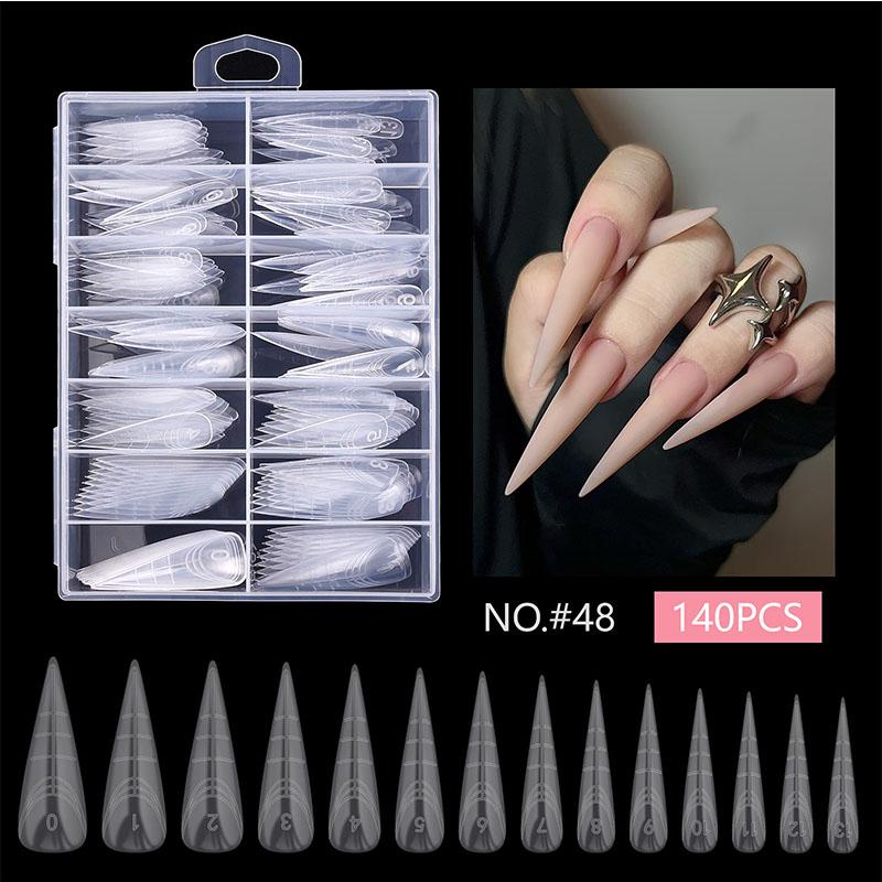 70/140/150 szt. Nailpop Podwójny System Formy do Paznokci Przedłużanie Końcówki Sztucznych Paznokci Formy Górne Do Paznokci Forma do Budowania Żelem Narzędzia Artystyczne