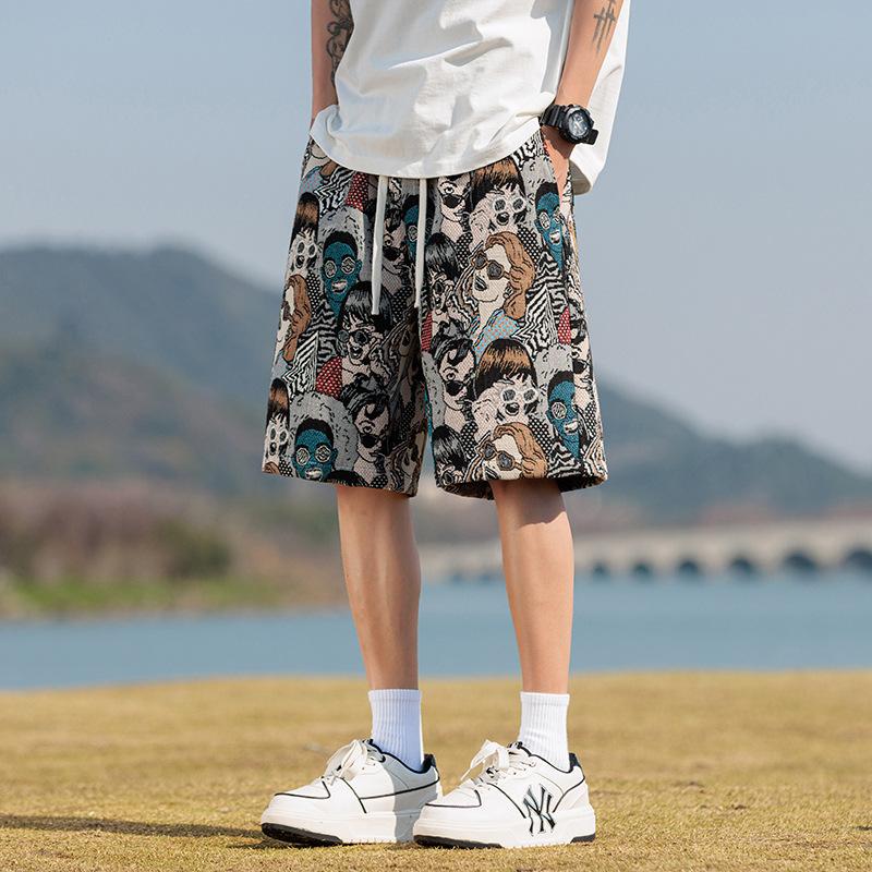 

Шорты Новые 2025 Demon Graffiti мужские и женские шорты Высококачественные удобные для отдыха, спорта, дышащие, для шопинга, отдыха 3XL