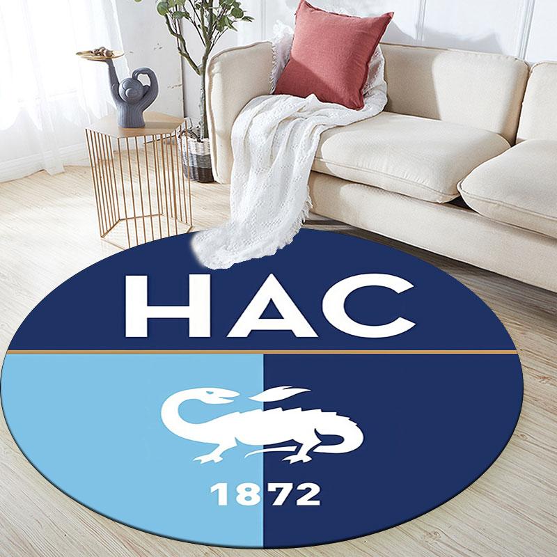 Le Havre AC,Round Area Rug,Carpet Rug for Living Room Bedroom Sofa Playroom Decor,Non-slip Floor Mat