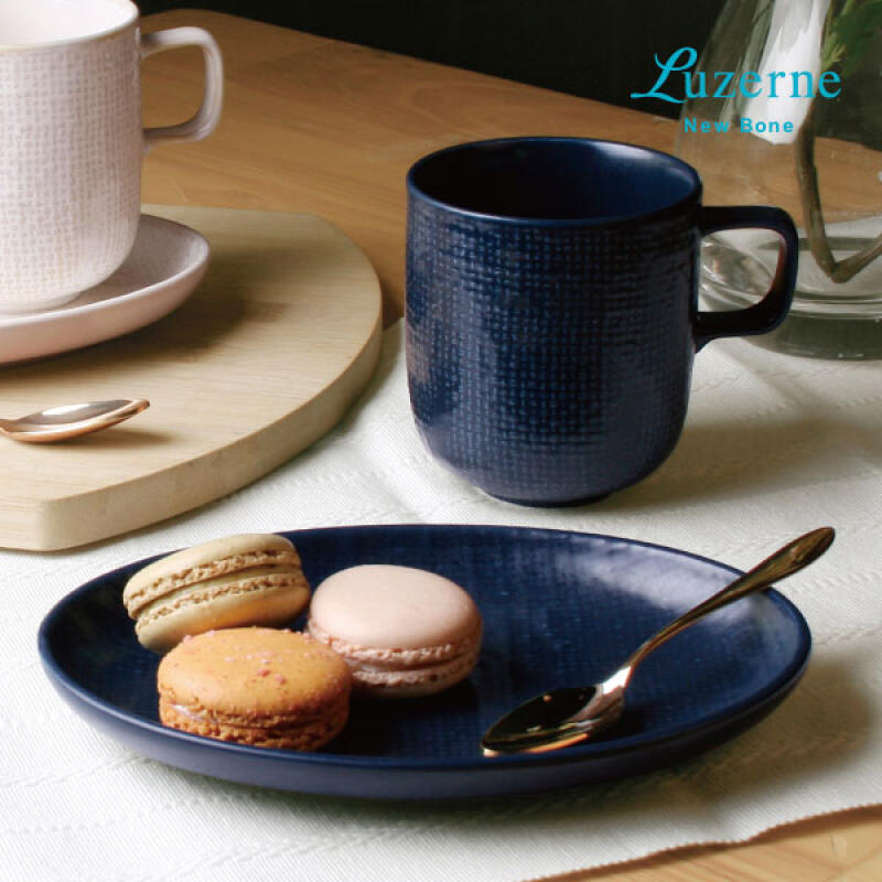 [luzerne] Knit Mug Gift Set 2P (Navy) Cup