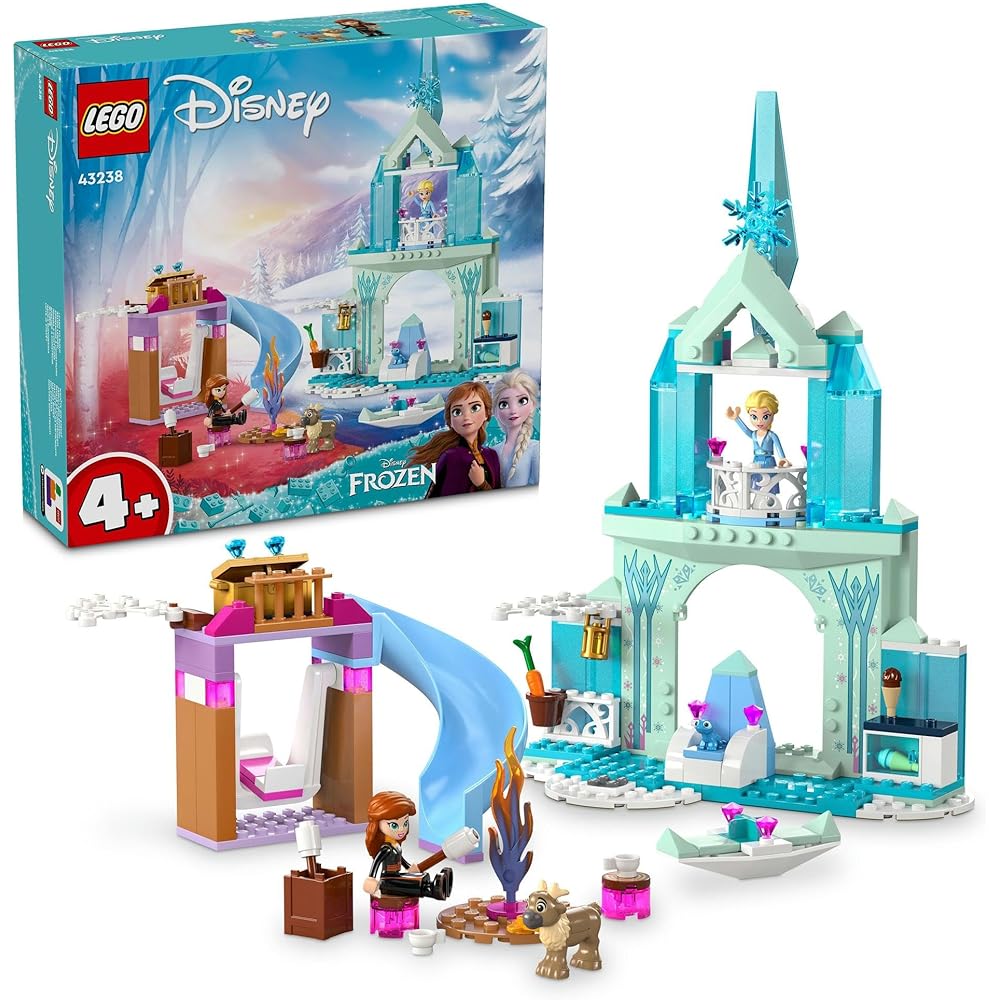 LEGO Disney Princess Elsa s Ice Castle Building Set Educational Toy for Kids Ages 4-6