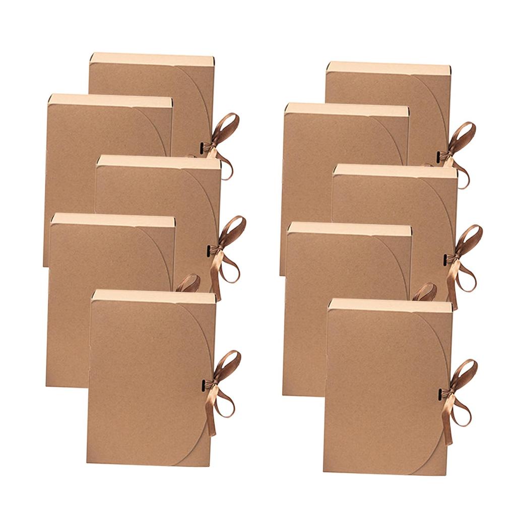 10 Pieces Gift Boxes with Lids Sweets Paper Boxes for Birthdays Baby Shower
