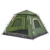 Vidaxl Tourist Tent, 5-Person, Green, Quick Setup