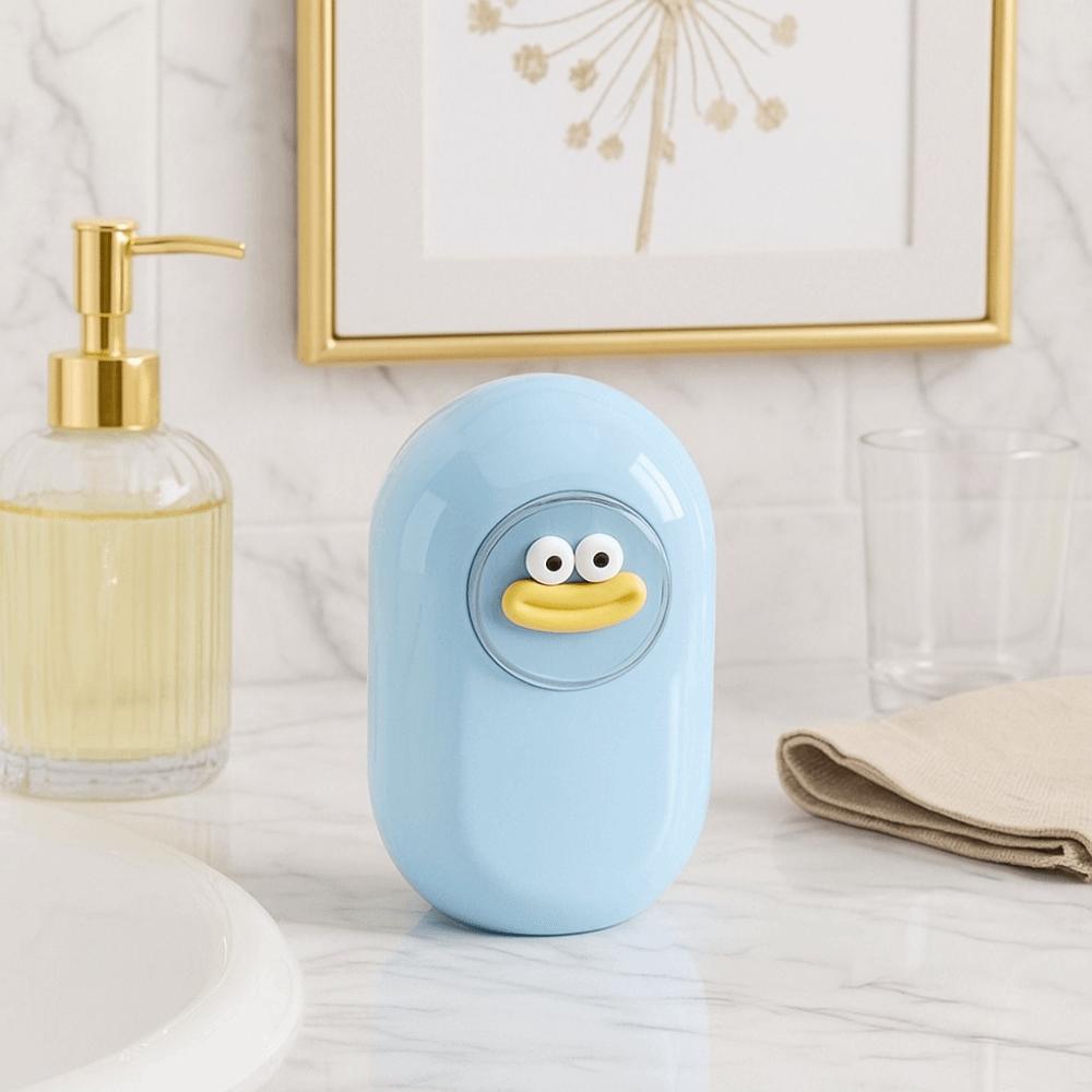 Cartoon Soap Box Oval Soap Storage Tray Portable Soap Dish  Outdoor