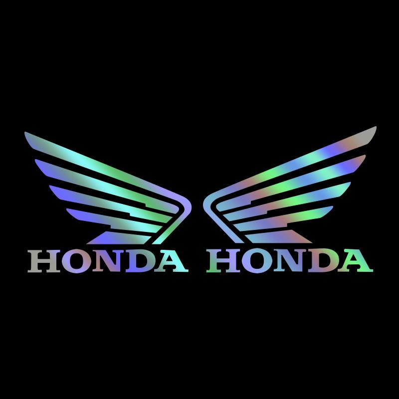 AAADH1 1 pair For Honda CBR1000 CBR600RR CBR650R CB1000R CB1100 CB650F CBR300R VFR1200 motorcycle Waterproof Reflective Stickers 9X7.6CM