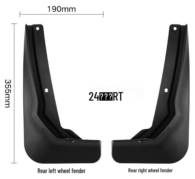 GAC Trumpchi Aion RT 2024 Front & Rear Mudguard Leather Tile Car Accessories