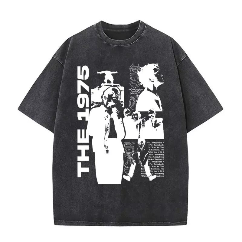 Washed Vintage The  about You Print Tshirt Being Funny in A Foreign Language Album Tshirt Unisex Women Hip Hop Casual T Shirt