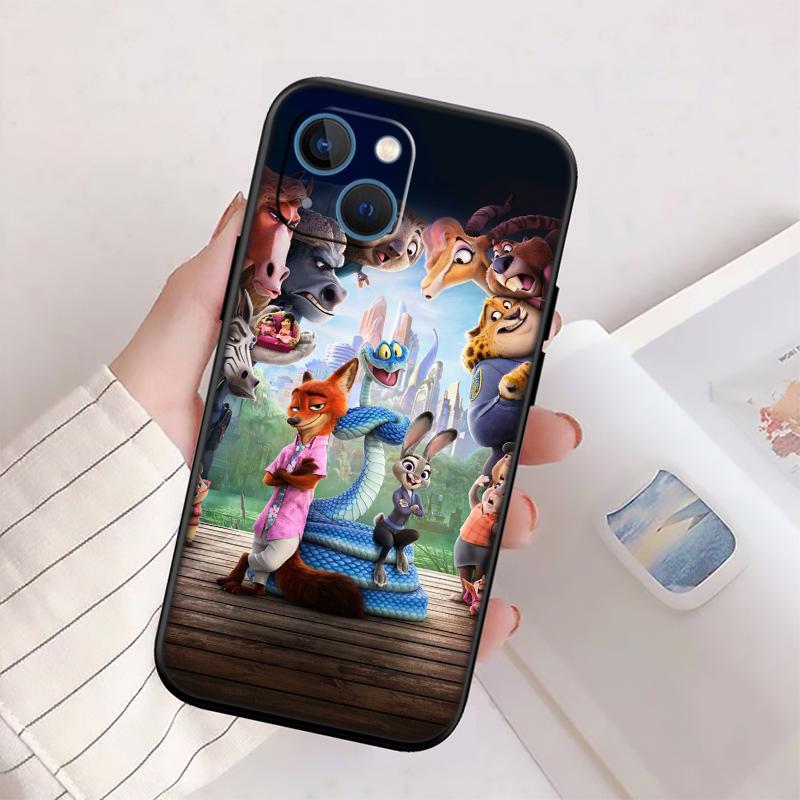 QE29 Zootopia Disney Phone Case for Samsung Galaxy A11 A12 A13 A15 A52S A53 A55 A56 A70 A71 A72 A73 F06 F16 F56 S10 Plus S10e