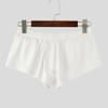 INCERUN Mens Ribbed Boxer Briefs Low Rise Underwear Trunks Homewear Breathable Shorts Pajama Bottoms