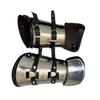 Handmade Steel Greaves Medieval Leg Armor with Leather Straps