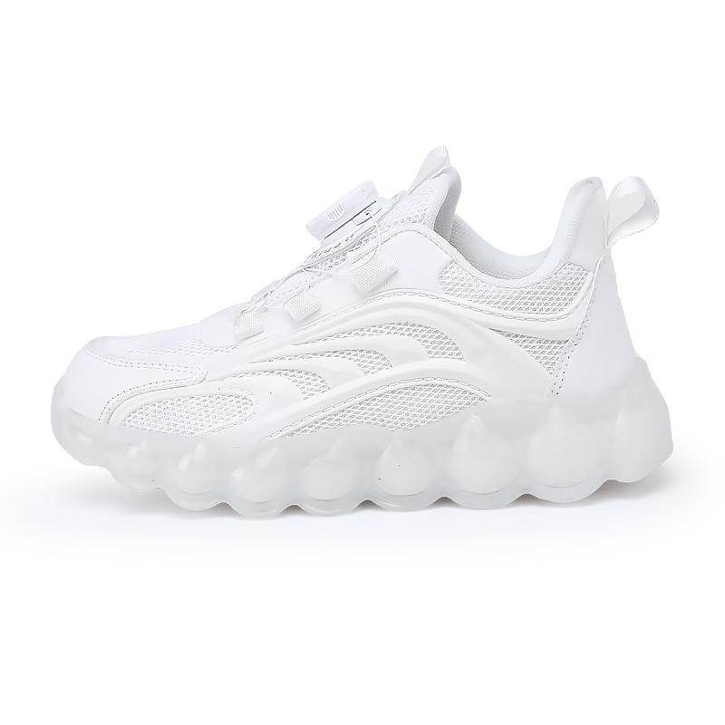 

Детская противоскользящая износостойкая модная уличная детская обувь Спортивная обувь Повседневная обувь Маленькие белые туфли 27-39 29 белый