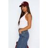 Women Sexy Halter V Neck Slim Fit Backless Cami Tank Top
