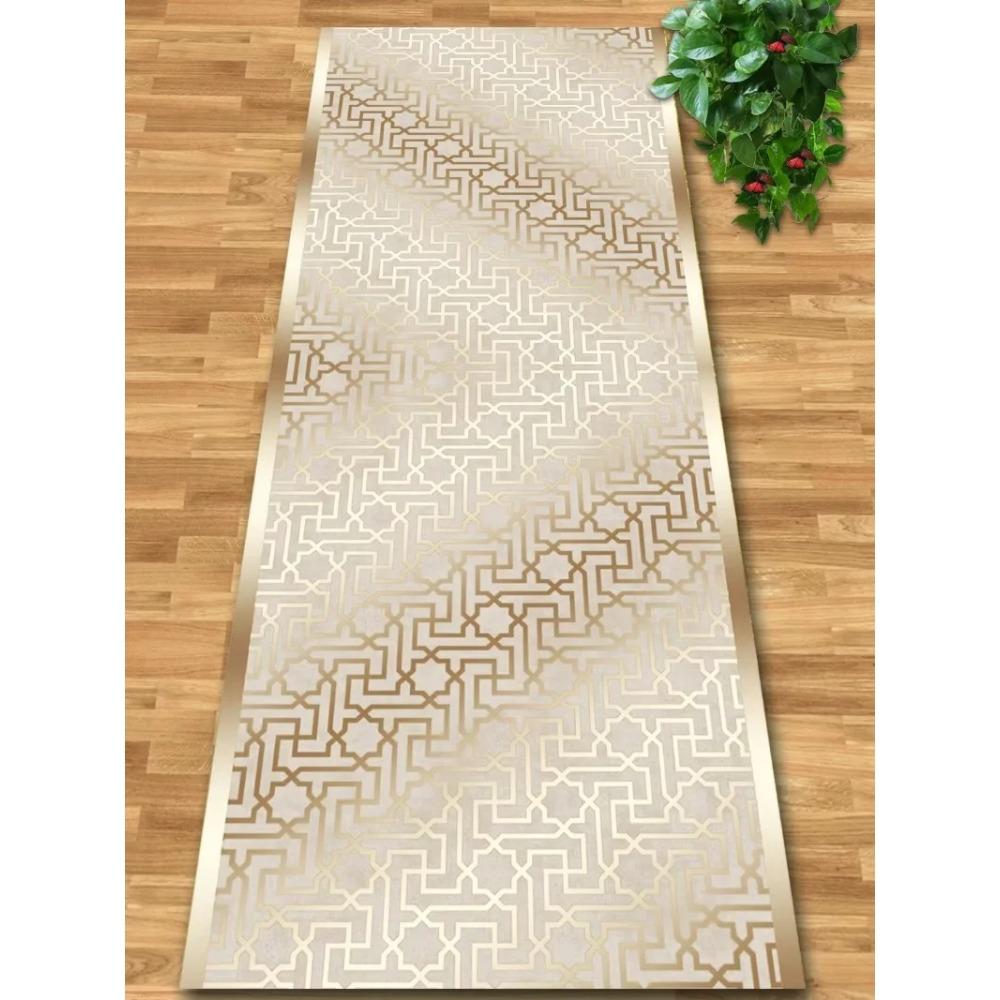 

Luxury Gold Hall Corridor Carpet High End Hotel Lobby Decoration Entryway Carpets Non-slip Carpet Runner Customizable Aisle Rug 160*200cm